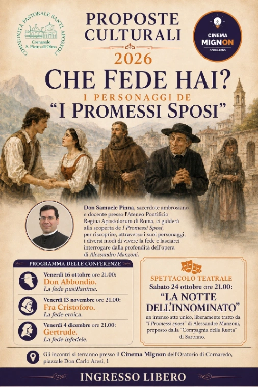 Locandina Che Fede Hai? - Cinema Mignon Cornaredo