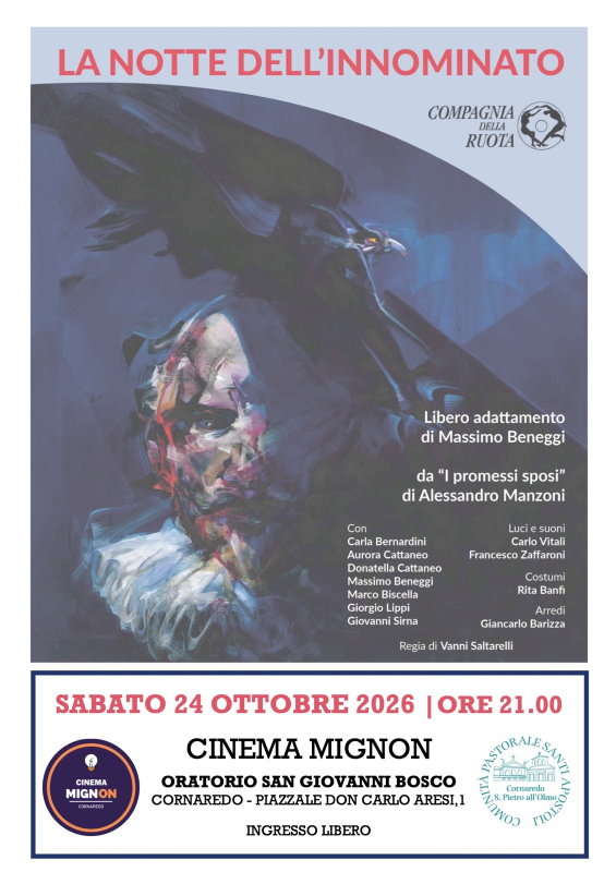 Locandina La Notte dell'Innominato - Cinema Mignon Cornaredo
